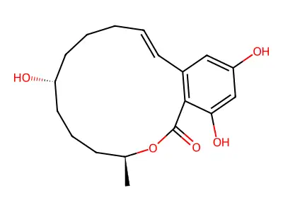 alpha-Zearalenol structure