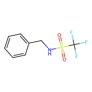 N-benzyl-1,1,1-trifluoromethanesulphonamide structure