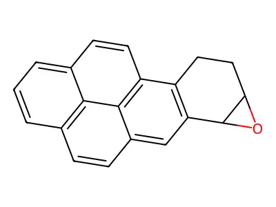 7,8-Epoxy-7,8,9,10-tetrahydrobenzo(a)pyrene structure