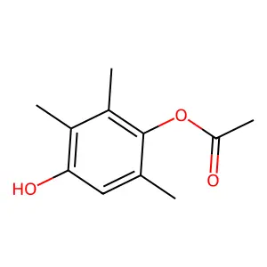 4-Hydroxy-2,3,6-trimethylphenyl acetate structure