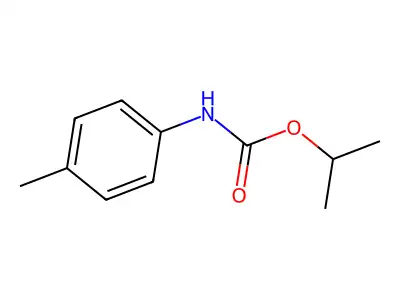 Carbanilic acid, p-methyl-, isopropyl ester structure