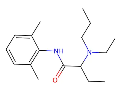 Etidocaine structure
