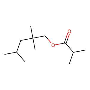 2,2,4-Trimethylpentyl 2-methylpropanoate structure