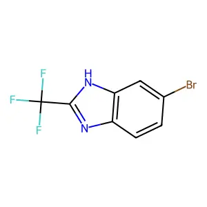 6-Bromo-2-trifluoromethyl-1H-benzoimidazole structure