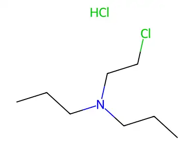 1-Propanamine, N-(2-chloroethyl)-N-propyl- structure