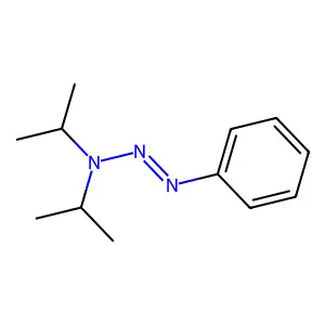 3,3-Bis(1-methylethyl)-1-phenyl-1-triazene structure