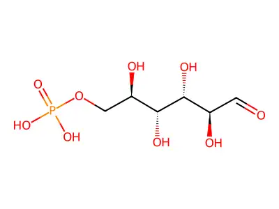 D-Mannose 6-phosphate structure