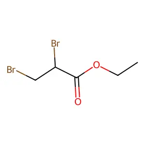 Ethyl 2,3-dibromopropionate structure