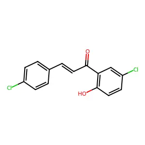 1-(5-Chloro-2-hydroxyphenyl)-3-(4-chlorophenyl)prop-2-en-1-one structure