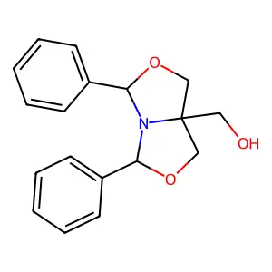 1H,3H,5H-Oxazolo(3,4-c)oxazole-7a(7H)-methanol, 3,5-diphenyl- structure