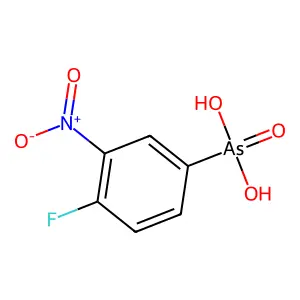 As-(4-Fluoro-3-nitrophenyl)arsonic acid structure