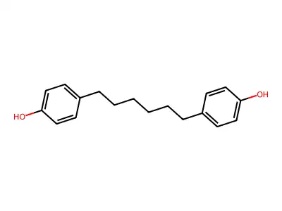 4,4'-Hexylidenebisphenol structure
