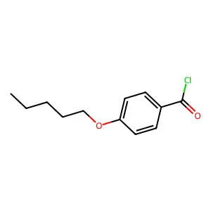 p-Pentoxybenzoyl chloride structure