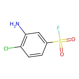 3-Amino-4-chlorobenzenesulphonyl fluoride structure