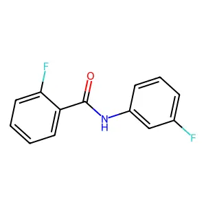 2-fluoro-N-(3-fluorophenyl)benzamide structure