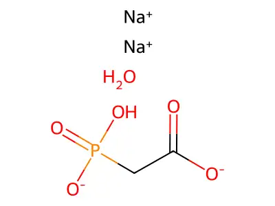 Acetic acid, phosphono-, disodium salt structure