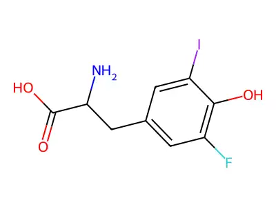 Tyrosine, 3-fluoro-5-iodo- structure