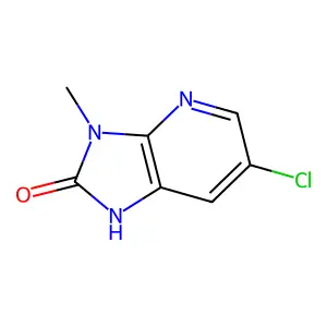 6-Chloro-3-methyl-1H-imidazo[4,5-b]pyridin-2(3H)-one structure