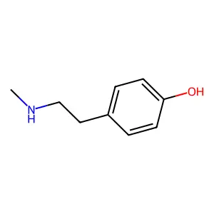N-Methyltyramine structure