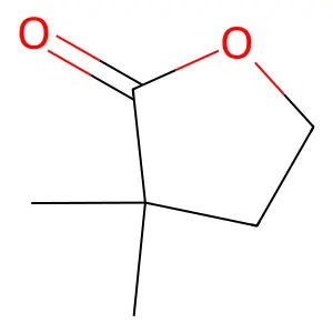 2,2-Dimethyl-4-butyrolactone structure