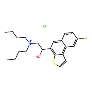 C22H28BrNOS.ClH structure
