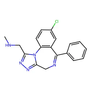 N-Desmethyladinazolam structure