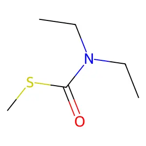 S-Methyl N,N-diethylthiocarbamate structure