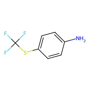 4-((Trifluoromethyl)thio)aniline structure