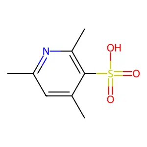 2,4,6-Trimethylpyridine-3-sulfonic acid structure