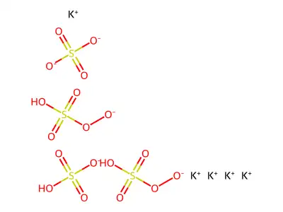 Tetrapotassium;hydrogen sulfate;oxido hydrogen sulfate;sulfate structure
