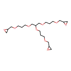 Glycerol propoxylate triglycidyl ether structure