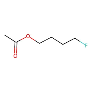 Acetic acid, 4-fluorobutyl ester structure