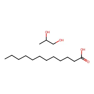 Dodecanoic acid, ester with 1,2-propanediol structure