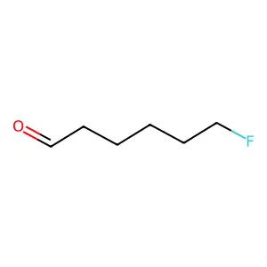 Hexanal, 6-fluoro- structure