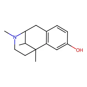 2'-Hydroxy-2,5,9-trimethyl-6,7-benzomorphan structure