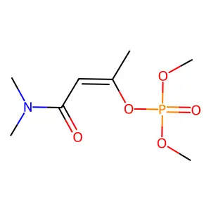 3-Hydroxy-N,N-dimethylcrotonamide dimethyl phosphate structure