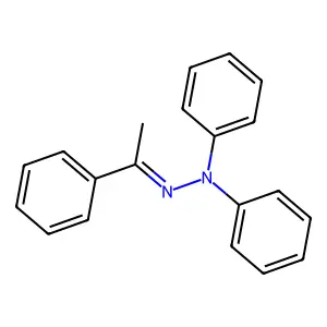 1-Phenylethanone 2,2-diphenylhydrazone structure