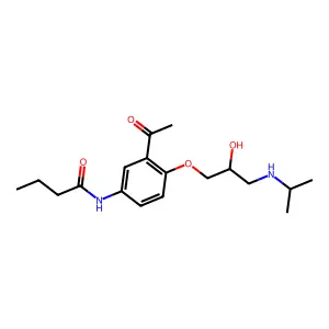 Acebutolol structure
