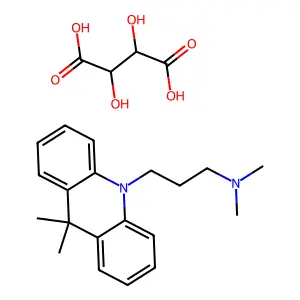 Dimetacrine Bitartrate structure