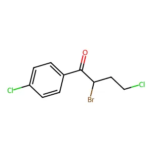 2-Bromo-4-chloro-1-(4-chlorophenyl)butan-1-one structure