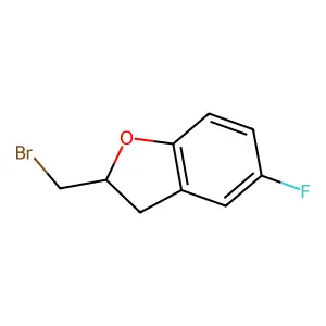 2-(Bromomethyl)-5-fluoro-2,3-dihydrobenzofuran structure
