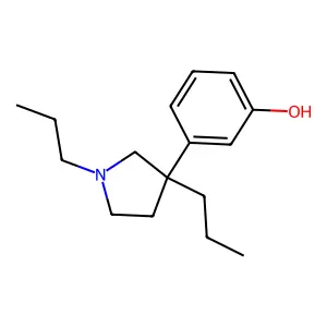 3-(1,3-Dipropylpyrrolidin-3-yl)phenol structure