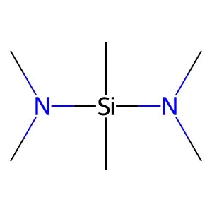 Bis(dimethylamino)dimethylsilane structure