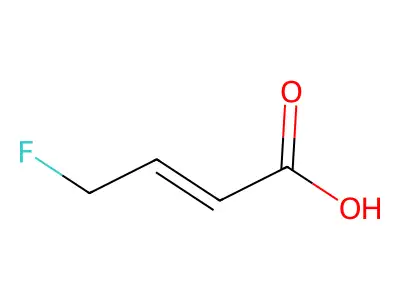 4-Fluorobut-2-enoic acid structure