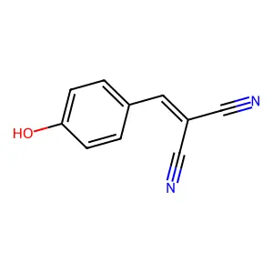 4-Hydroxybenzylidenemalononitrile structure