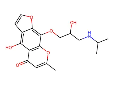 Iprocrolol structure