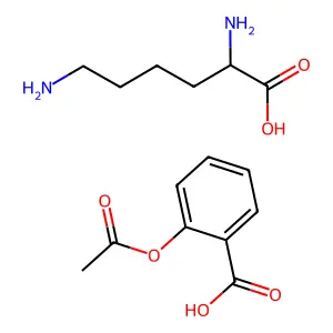 Aspirin lysine structure