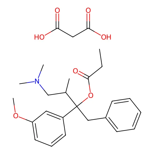 Propoxyphene carbinol structure