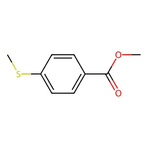 Methyl 4-(methylthio)benzoate structure