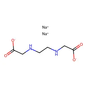 Disodium ethylenediaminediacetate structure